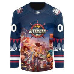 Peoria Rivermen Disney Jersey Night Limited Edition Hockey Jersey