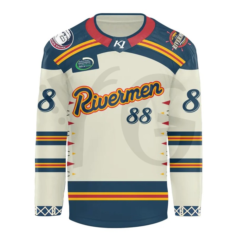 Peoria Rivermen Winter Classic Limited Edition Hockey Jersey Peoria Rivermen Winter Classic Limited Edition Hockey Jersey