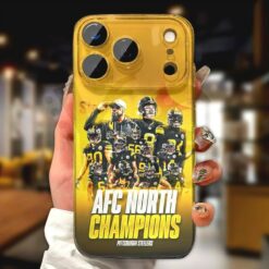 Pittsburgh Steelers 2025 AFC North Champions Phone Case