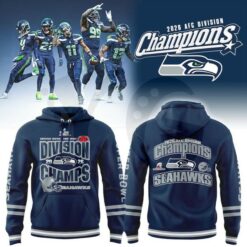Seahawks 2026 AFC Division Champions Blue Hoodie 1