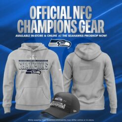 Seattle Seahawks 2025 AFC Champions Locker Room Merchandise