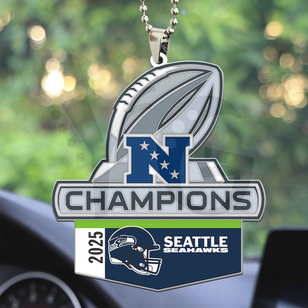 Seattle Seahawks 2025 NFC Champions Limited Edition Ornament Seattle Seahawks 2025 NFC Champions Limited Edition Ornament