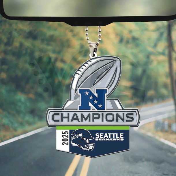 Seattle Seahawks 2025 NFC Champions Limited Edition Ornament Seattle Seahawks 2025 NFC Champions Limited Edition Ornament