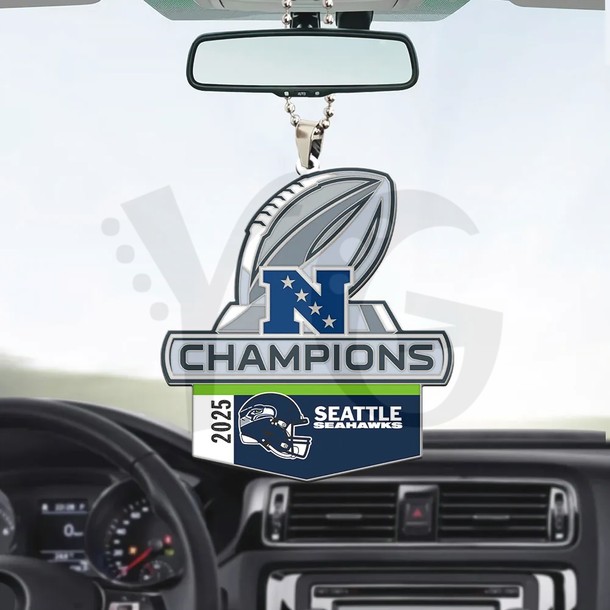 Seattle Seahawks 2025 NFC Champions Limited Edition Ornament Seattle Seahawks 2025 NFC Champions Limited Edition Ornament