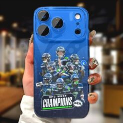 Seattle Seahawks 2025 NFC West Champions Phone Case
