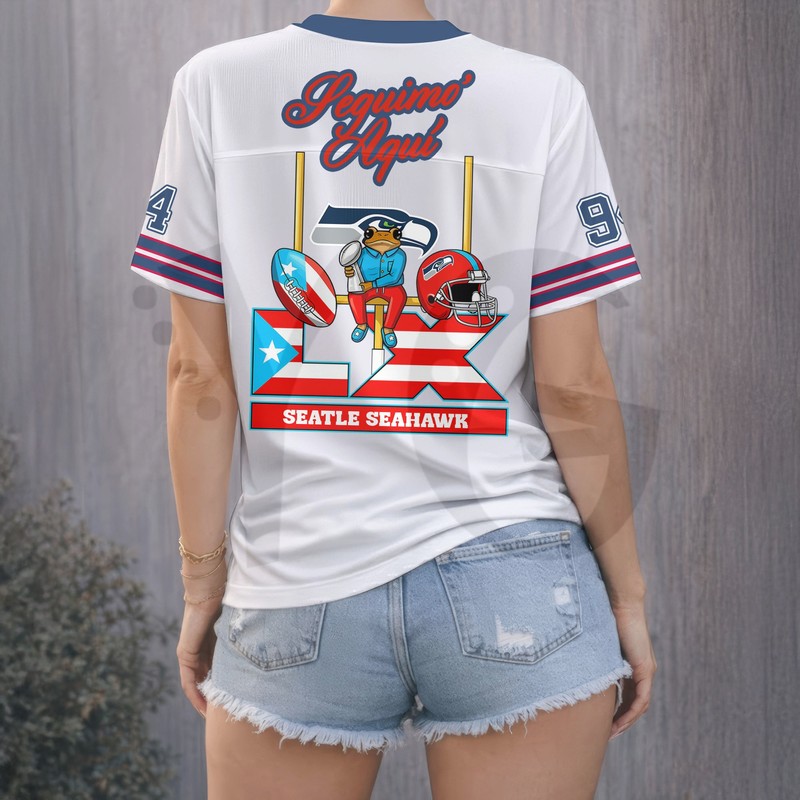 Seattle Seahawks Benito Bowl LX Limited Edition Football Jersey Seattle Seahawks Benito Bowl LX Limited Edition Football Jersey