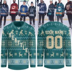 Seattle Torrent PWHL Seattle Holiday Sweater Jersey 3