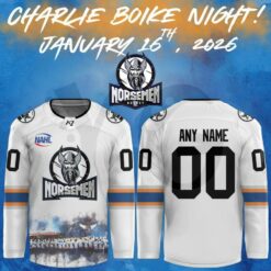 St. Cloud Norsemen Charlie Boike Night Limited Edition Hockey Jersey