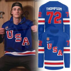 Tage Thompson Team USA Limited Edition Hockey Jersey 4