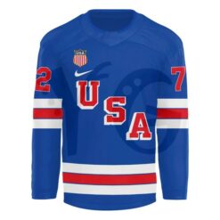 Tage Thompson Team USA Limited Edition Hockey Jersey 5
