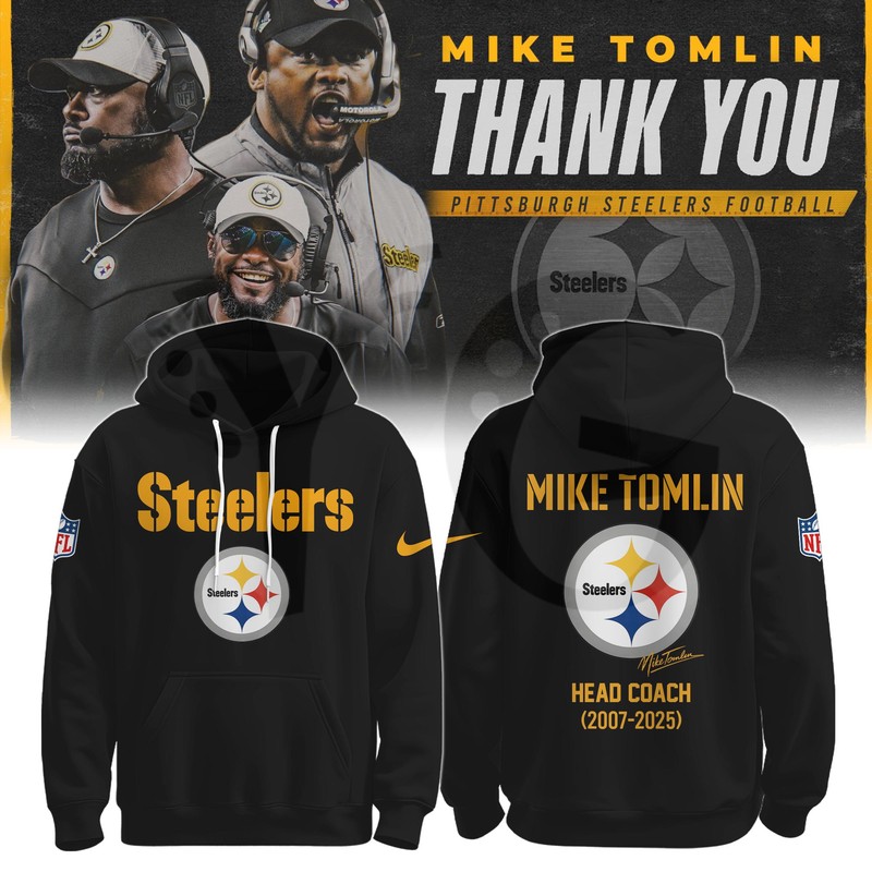 Thank You Coach Tomlin Pittsburgh Steelers Special Edition Hoodie Thank You Coach Tomlin Pittsburgh Steelers Special Edition Hoodie