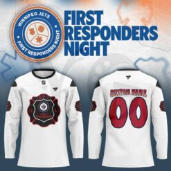 Winnipeg Jets 2026 First Responders Night Hockey Jersey 3