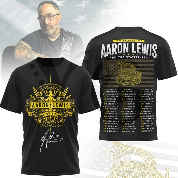 Aaron Lewis 2026 American Tour Limited Edition Merchandise Aaron Lewis 2026 American Tour Limited Edition Merchandise