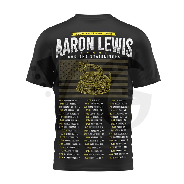 Aaron Lewis 2026 American Tour Limited Edition Merchandise Aaron Lewis 2026 American Tour Limited Edition Merchandise