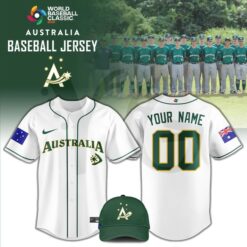 Australia 2026 World Baseball Classic Personalized Baseball Jersey