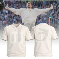 Bad Bunny Super Bowl LX Personalized White Football Jersey