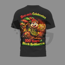 Buc ees 100 Years of Black Brilliance Special T Shirt 3