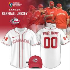 Canada 2026 World Baseball Classic Personalized Baseball Jersey
