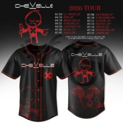 Chevelle 2026 Tour Limited Edition Baseball Jersey Chevelle 2026 Tour Limited Edition Baseball Jersey
