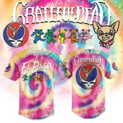 El Paso Chihuahuas x Grateful Dead Limited Edition Baseball Jersey