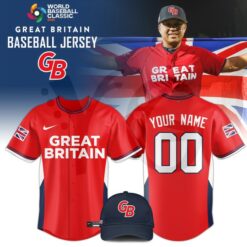 Great Britain 2026 World Baseball Classic Limited Edition Baseball Jersey Great Britain 2026 World Baseball Classic Limited Edition Baseball Jersey