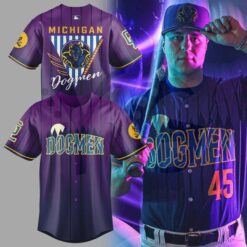 Great Lakes Loons Michigan Dogman Limited Edition Baseball Jersey Great Lakes Loons Michigan Dogman Limited Edition Baseball Jersey