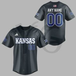 Kansas Jayhawks 2026 Uniform Personalized Baseball Jersey