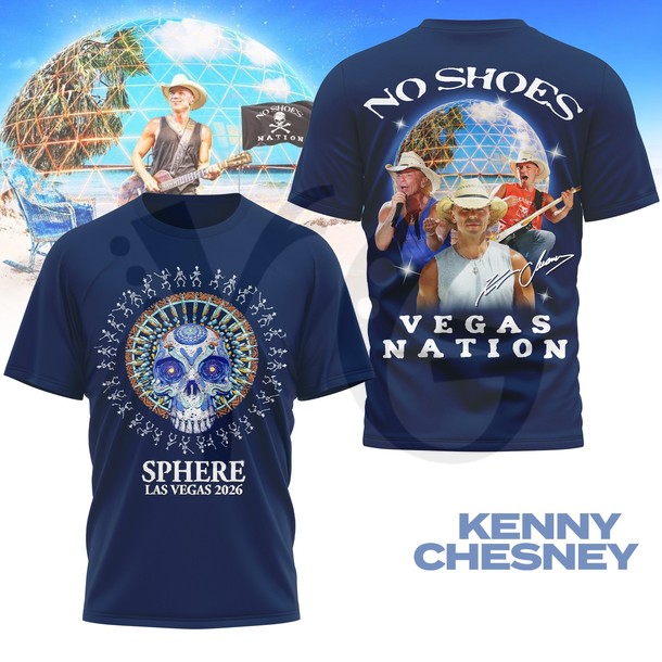 Kenny Chesney Sphere Las Vegas 2026 Shirt Collection Kenny Chesney Sphere Las Vegas 2026 Shirt Collection