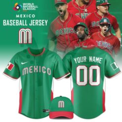 Mexico 2026 World Baseball Classic Personalized Baseball Jersey Mexico 2026 World Baseball Classic Personalized Baseball Jersey