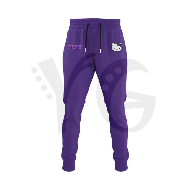 NYU Violets x Hello Kitty Limited Edition Hoodie NYU Violets x Hello Kitty Limited Edition Hoodie