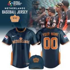 Netherlands Team 2026 World Baseball Classic Limited Edition Personalized Baseball Jersey Netherlands Team 2026 World Baseball Classic Limited Edition Personalized Baseball Jersey