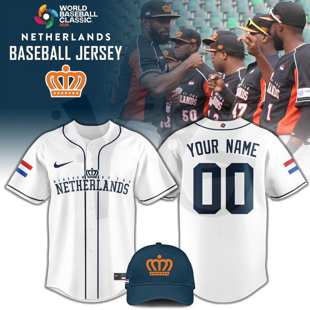 Netherlands Team 2026 World Baseball Classic Limited Edition Personalized Baseball Jersey Netherlands Team 2026 World Baseball Classic Limited Edition Personalized Baseball Jersey