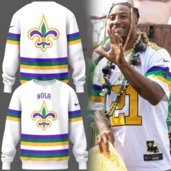 New Orleans Saints Mardi Gras 2026 Limited Edition Shirt Collection 4