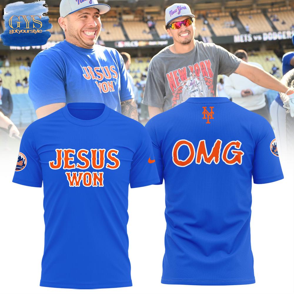 New York Mets OMG Jesus Won Special Shirt Collection New York Mets OMG Jesus Won Special Shirt Collection