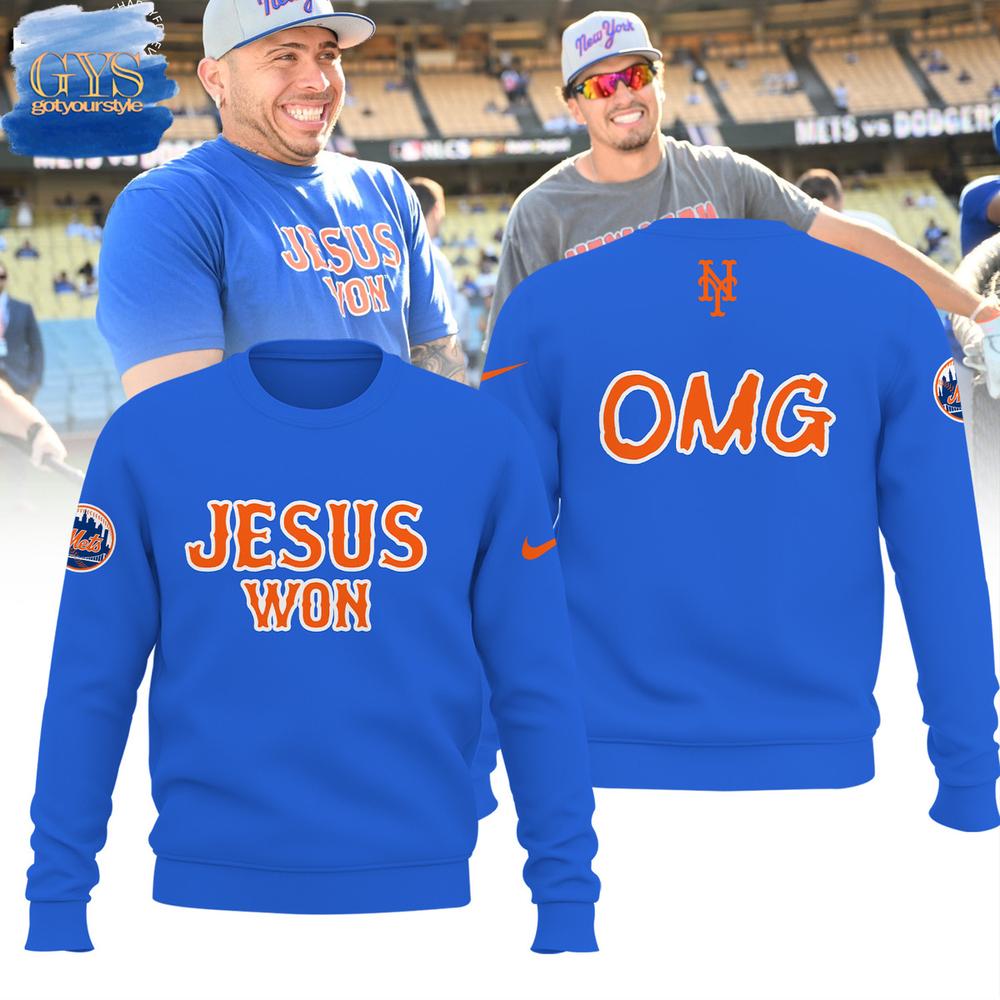 New York Mets OMG Jesus Won Special Shirt Collection New York Mets OMG Jesus Won Special Shirt Collection