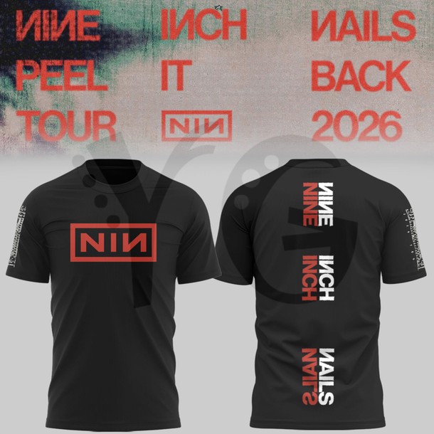 Nine Inch Nails Peel It Back 2026 Tour Merchandise Nine Inch Nails Peel It Back 2026 Tour Merchandise