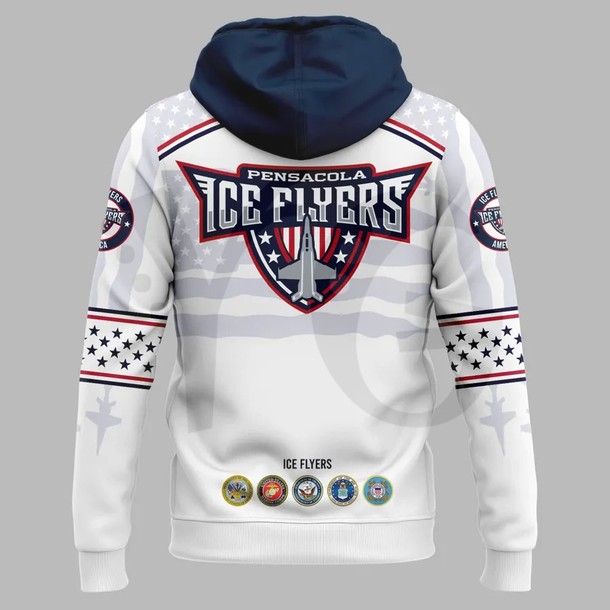 Pensacola Ice Flyers Military Appreciation x America250 Limited Edition Merch Pensacola Ice Flyers Military Appreciation x America250 Limited Edition Merch