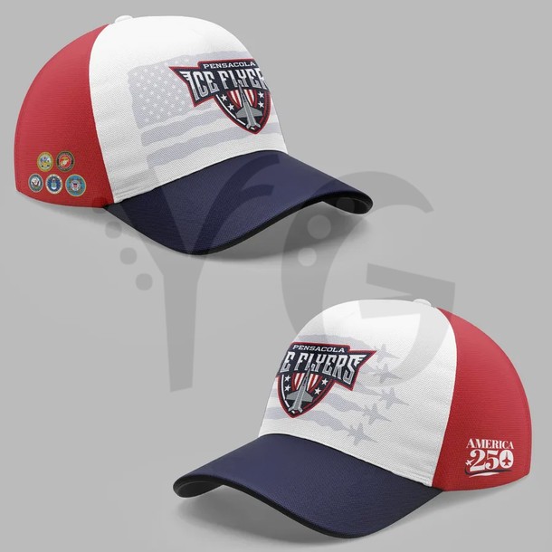 Pensacola Ice Flyers Military Appreciation x America250 Limited Edition Merch Pensacola Ice Flyers Military Appreciation x America250 Limited Edition Merch
