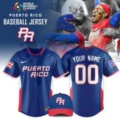Puerto Rico 2026 World Baseball Classic Personalized Baseball Jersey Puerto Rico 2026 World Baseball Classic Personalized Baseball Jersey