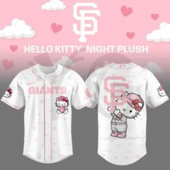 San Francisco Giants Hello Kitty Night Plush Limited Edition Baseball Jersey San Francisco Giants Hello Kitty Night Plush Limited Edition Baseball Jersey