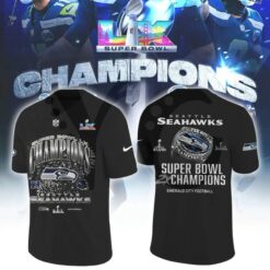 Seahawks Super Bowl LX Champions Limited Edition Football Jersey 3