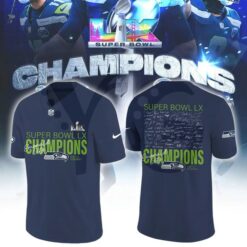 Seahawks Super Bowl LX Champions Limited Edition Football Jersey 4