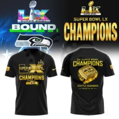Seahawks Super Bowl LX Champions Limited Gold Black Collection