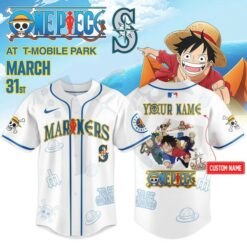 Seattle Mariners x One Piece Night 2026 Limited Edition Baseball Jersey