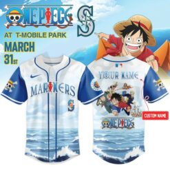 Seattle Mariners x One Piece Night 2026 Limited Edition Baseball Jersey 3