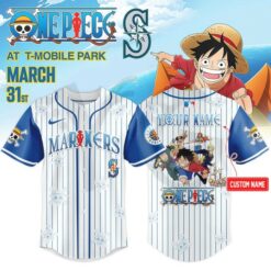 Seattle Mariners x One Piece Night 2026 Limited Edition Baseball Jersey 4