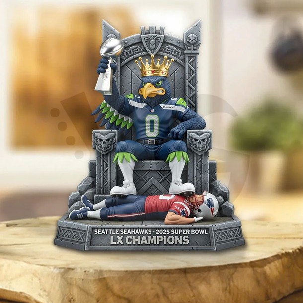 Seattle Seahawks 2025 Super Bowl LX Champions Limited Edition Acrylic Plaque Seattle Seahawks 2025 Super Bowl LX Champions Limited Edition Acrylic Plaque