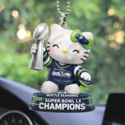 Seattle Seahawks 2025 Super Bowl LX Champions Ornament