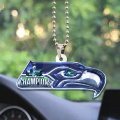 Seattle Seahawks 2025 Super Bowl LX Champions Ornament 3