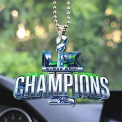 Seattle Seahawks 2025 Super Bowl LX Champions Ornament 4